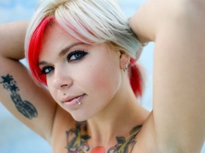 Tattoo artists use skin as their canvas. Who owns the copyright, the artist or the actor? By SuicideGirls from Los Angeles, CA, USA (Ackley) [CC BY 2.0 (http://creativecommons.org/licenses/by/2.0)], via Wikimedia Commons
